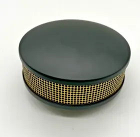 84oo3 Diy Flat Black Brass 5.5 Inch Air Cleaner Harley Bendix Tillitson Keihin S&s Carberator