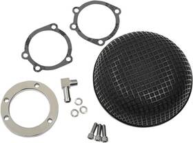 Drag Specialties 186980 Ds Bob Retro Style Air Cleaner Black Harley Davidson