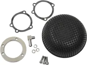 186980 Drag Specialties Ds Bob Retro Style Air Cleaner Black Harley Davidson