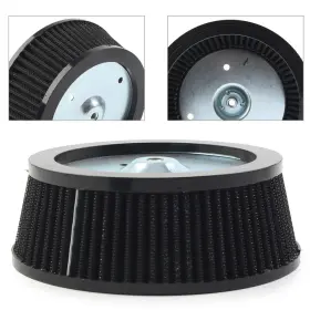 Dreamhighh 550756520227 Big Sucker Stage 1 Air Filter Element Fit Harley Dyna Super Glide Flstc Black