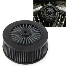 Dreamhighh 550756703408 Air Cleaner Filter Element Black Fit For Harley Sportster Touring Dyna Softail