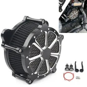 Efmotorshop 612036560733 Air Filter Cleaner For Harley Dyna Fxr 1993-2017 Softail 1993-2015 Touring 93-07