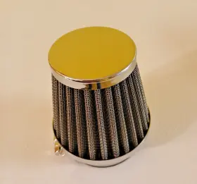 12-55748 Emgo 48mm. Clamp-on Style Gauze With Wire Mesh Air Filters #12-55748 E-10