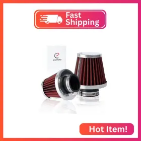 A10607 Evermotor Double Layer Steel Engine Air Filter 34mm 35mm 36mm Carburetor Cleane