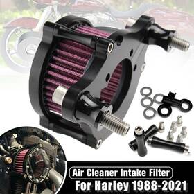 Eway Mashloooo6oooo2-1f For Harley Sportster Iron 883 1200 Xl Air Cleaner Intake Filter System Kit Us