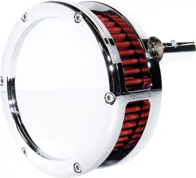 5457-s Feuling Ba Slim Solid Chrome Air Filter Kit Fits 2008-17 Harley Touring Softail