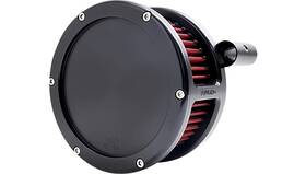 Feuling 5463 Solid Outer Cover For Ba Air Cleaner Kits - Black Anodized With Red Filt