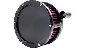 5463 Feuling Solid Outer Cover For Ba Air Cleaner Kits - Black Anodized With Red Filt