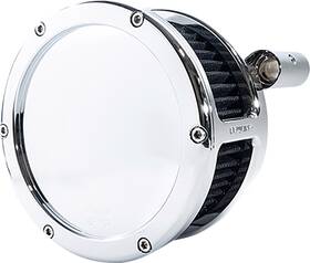 Feuling 5557 Ba Series Solid Chrome Air Filter Kit For 2008-17 Harley Touring Softail