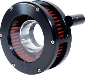 Feuling Parts 5454-s Ba Slim Air Cleaner Kit - Black/clear Red Filter Ft08-ft17 Twin