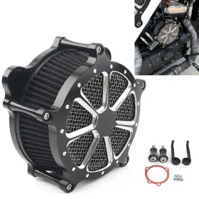 Flashbuyeasyusa 550725644695 Air Filter Fit For Harley Davidson Dyna Street Bob Softail Touring 1993-2015 Usa