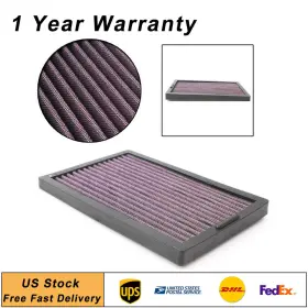 Flashbuyeasyusa 550744501610 Air Filter High Flow Cleaner For Kawasaki Ninja 250r 300 Ex250 Ex300 08-17