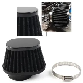 Flashbuyeasyusa 550745835370 51mm Air Intake Filter Cleaner Pod With Fixing Clamp For Honda Yamaha Universal