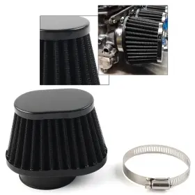 Flashbuyeasyusa 550746453542 51mm Air Intake Filter Cleaner Pod With Fixing Clamp Fit Honda For Yamaha Universal