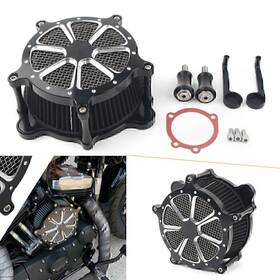 Goodcde 698632380708 Moto Air Filter Cleaner For Harley Dyna Fxr 1993-17 Softail 93-15 Touring 93-07