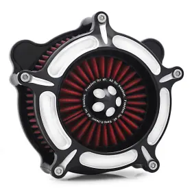 Sm-950c-red Gw Contrast Cut Air Cleaner Intake For Harley Touring Flhr Road King Flhx 08-16