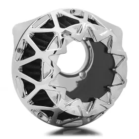 B5-sm-2033-a-cd Happy-motor Chromed Cross Air Cleaner Filters For Harley Sportster Xl1200n Xl83r 1991-up