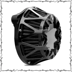 Cy-sm-2033-b-bk Happy-motor Air Cleaner Intake For Harley Dyna Low Rider/wide Glide/fat Bob 1993-2015