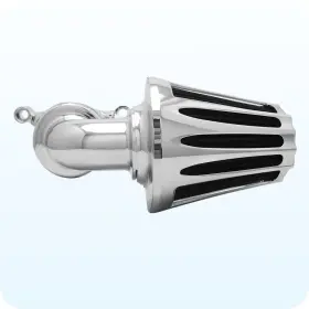 Cy-sm-cd1866-a-chrome Happy-motor Chrome Sucker Cone Air Cleaner Filter Breaher For Harley Sportster Xl 883 1200