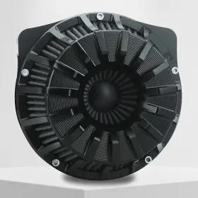 S2-9802b Happy-motor For Harley Black 15 Spokes Air Cleaner Softail 05-15 Road King Dyna Wide Glide