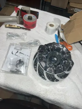 S2-cd-985c Happy-motor Air Cleaner Filter Kits For Harley Flhr Road King Flhx Street Glide Fltr 08-16