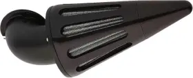 120235 Harddrive Ram-air Coned Air Cleaner Black 4.5 Inch X12 #120235 Harley Davidson