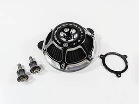 Harley Davidson 0206-0211 Touring Performance Machine Max Hp Air Cleaner Kit Black Contrast 577435