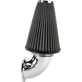 Harley Davidson 1010-0995 2008-2017 Ultimate Flow Chrome Elbow Air Filter Kit