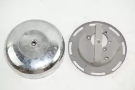 121093-bx-lb2 Harley-davidson 7in Round Air Cleaner For Bendix And Keihin Carbs Complete Back
