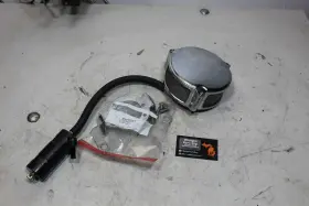 14-0162 Harley-davidson Wyatt Gatling Chrome Smooth Mesh Air Cleaner Cv Carb