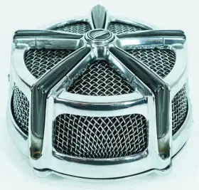 186147 Harley-davidson 11 Road King Touring Flhrc Kuryakyn Hi-five Mach 2 Air Cleaner Damaged