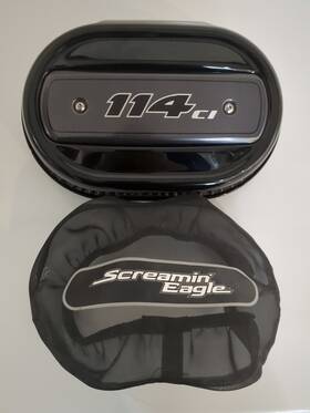 Harley-davidson 2196986 17-up Harley-davidson M8 Touring Softail 114 Air Cleaner Hardware Rain Sock