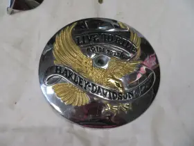 28289-90t Harley Davidson Oem Eagle Ride To Live Air Cleaner Insert Trim Chrome And Gold