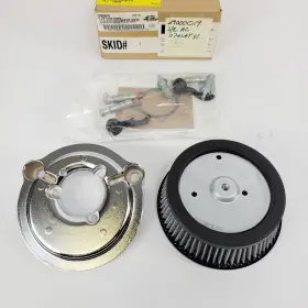 29000019 Harley-davidson Screaminft Eagle 07-later Xl Air Cleaner Chrome Kit Oem