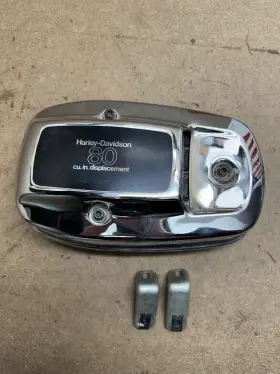 2907480 Harley-davidson Genuine 80 Cubic Inch Bread Box Ham Can Air Cleaner Chrome