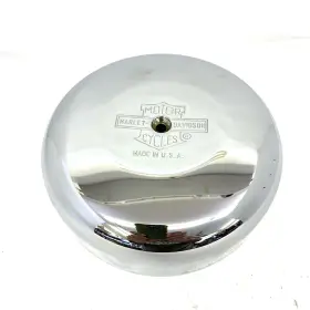 29135-91 Harley-davidson Genuine Oem #29135-91 Nostalgic Air Bar And Shield Cleaner Cover 8 Inch Round