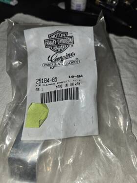 Harley-davidson 29184-85 1971-85 Ironhead X Sportster Chrome Air Cleaner Bracket New