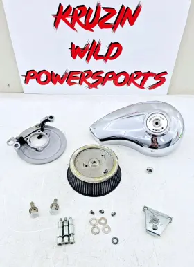 29614-03 Harley-davidson 2003 Softail Deuce 103 Air Filter Cover Backing Plate Housing Hardware