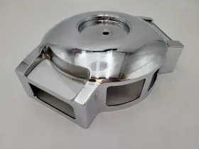29745-00a Harley-davidson Billet Air Cleaner Cover Silver Chrome