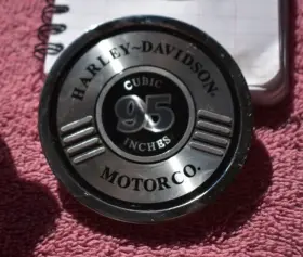 29748-00 Harley-davidson Forged Billet Alum. Air Cleaner Cover Medallion Trim Insert #2