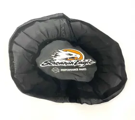 29762-09 Harley-davidson Oem Cvo Screamin Eagle Ventilator Oval Air Cleaner Rain Sock Cover Genuin
