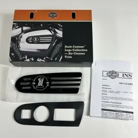 61300655 Harley-davidson Black Chrome Willie G Skull Air Cleaner Trim Touring Oem New