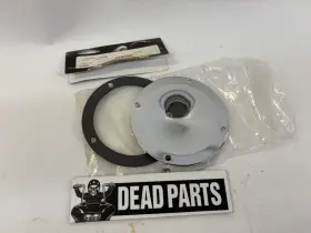 8482 Harley-davidson Chrome Kuryakyn Hypercharger Center Insert Round Trapdoor Look