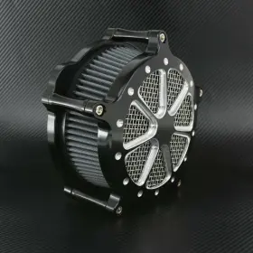 Hdbubalus 611040170747 Cnc Air Cleaner Gray Intake Filter Fit For Harley Softail 2018 Touring 2017-2025