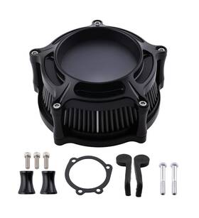Hdbubalus 9x0wfg Performance Air Filter System For Harley Davidson Dyna 2000-17 Softail 2000-2015
