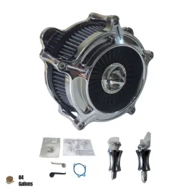 Dc-mt-cd950b-grey Heyomotor Air Filter Intake Cleaner For Harley Davidson Softail Dyna 1993-15