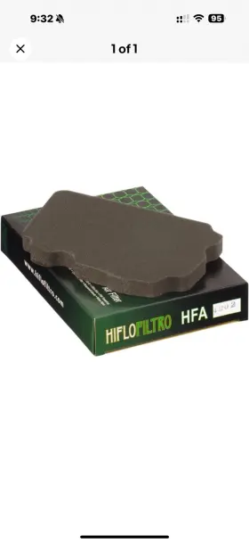 Hfa4202 Hiflo Hiflofiltro Replacement Air Filter - Hi Flo Filtro Hfa 4202