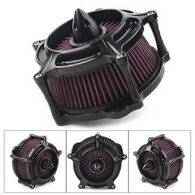 Hkseller-au 550755305351 Spike Turbine Air Cleaner For Sportster Xl883 48 Filter Low Xl883l 2007-2019