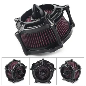 Hkseller-au 550755305351 Spike Turbine Air Cleaner For Sportster Xl883 48 Filter Low Xl883l 2007-2019