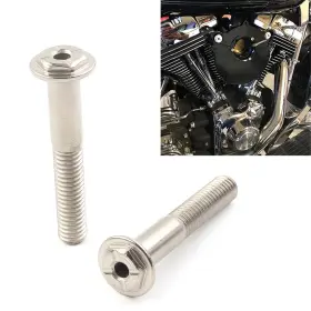 Hkseller-au 612076161051 2x Air Cleaner Intake Filter Long Bolts Screw For Harley Touring Softail Dyna